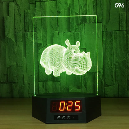 LED Clock and Night Light