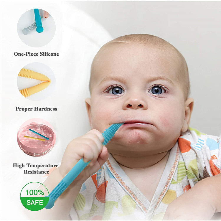 Baby Teether Silicone Hollow Teething Tube