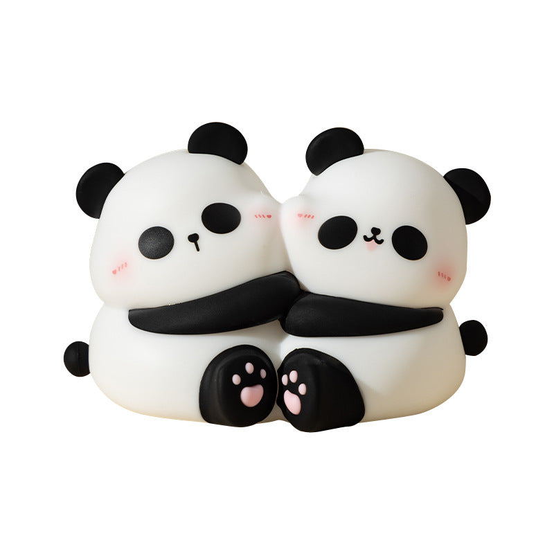 Hugging Pandas Night Light