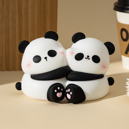 Hugging Pandas Night Light