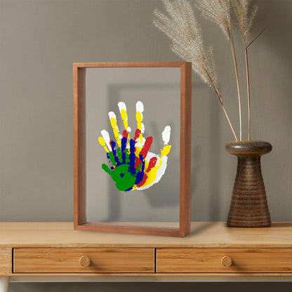 DIY Handprint Photo Frame