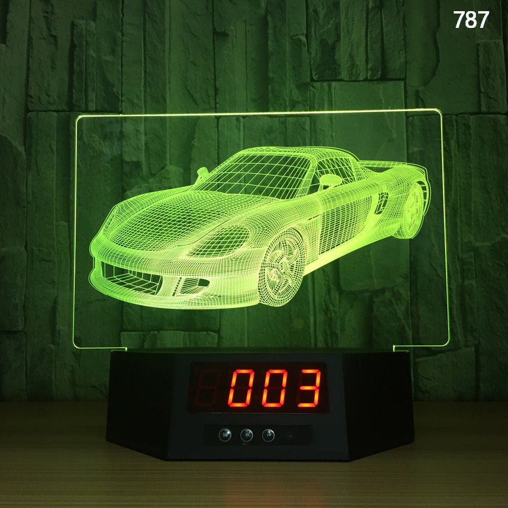 LED Clock and Night Light