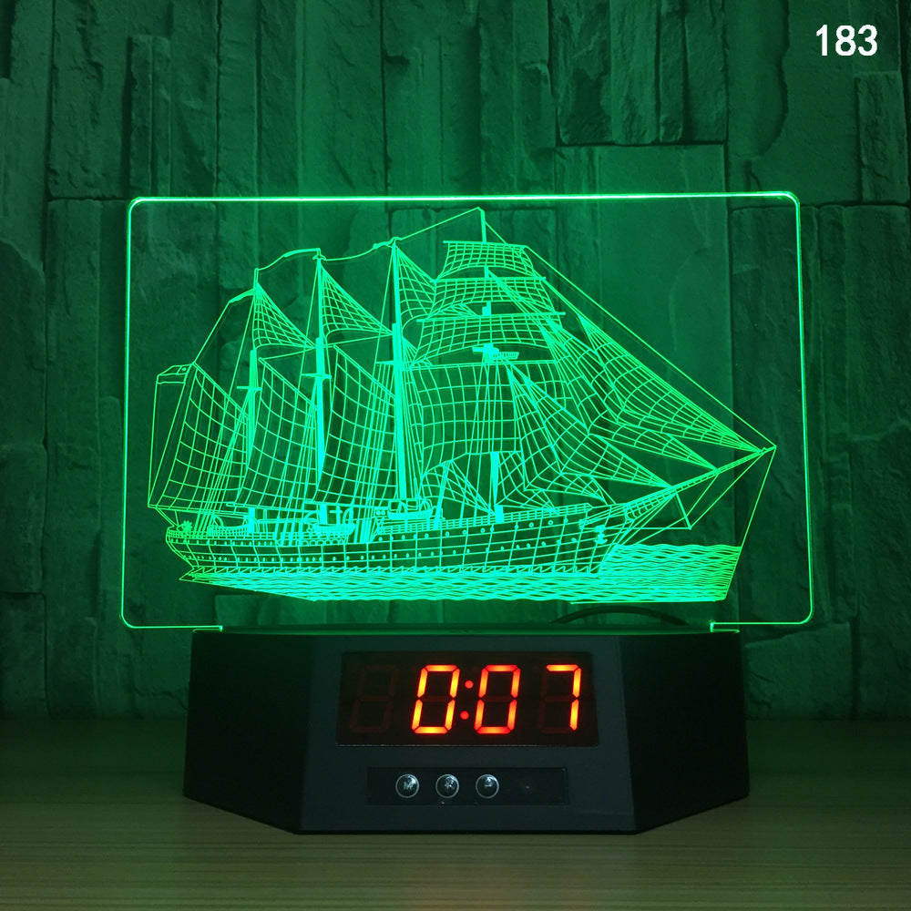 LED Clock and Night Light