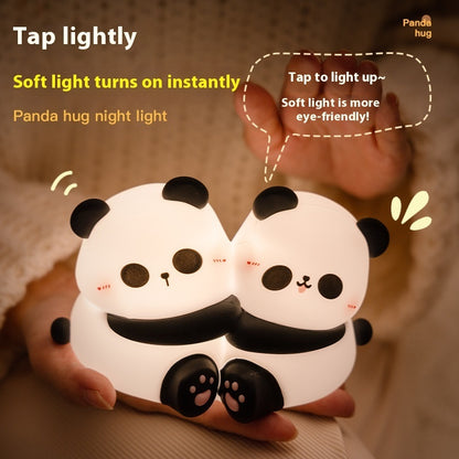 Hugging Pandas Night Light
